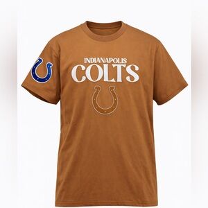 Indianapolis Colts Pro Standard T Shirt Men's Large Brown